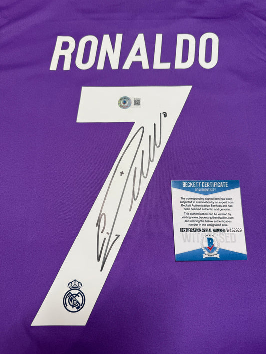 Cristiano Ronaldo signed jersey