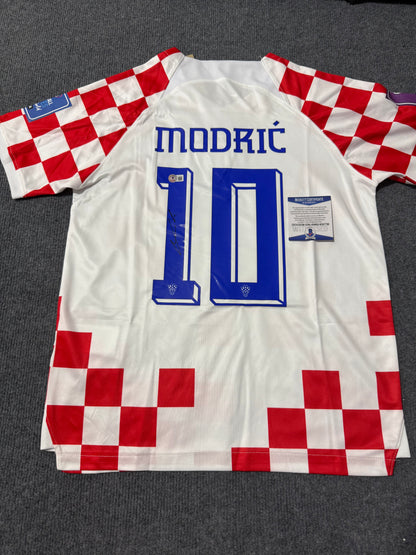 Luka Modric Custom Sports Jersey Display Frame with Decorative Jersey