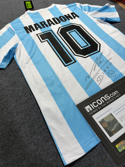 Diego Maradona signed jersey