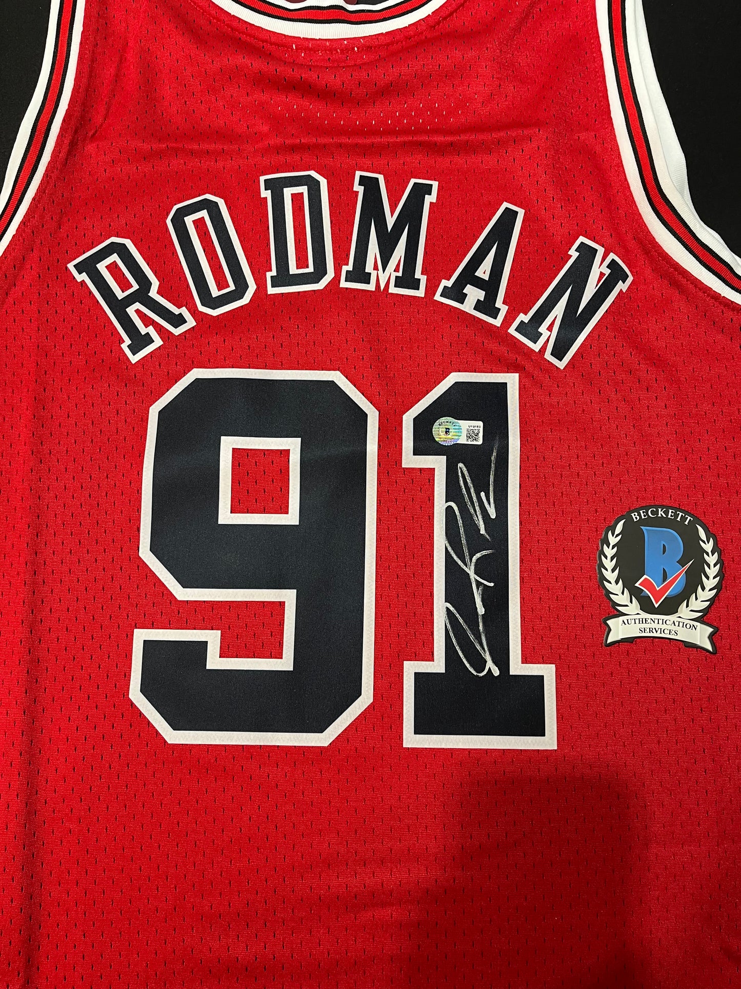 （Rodman）signed jersey