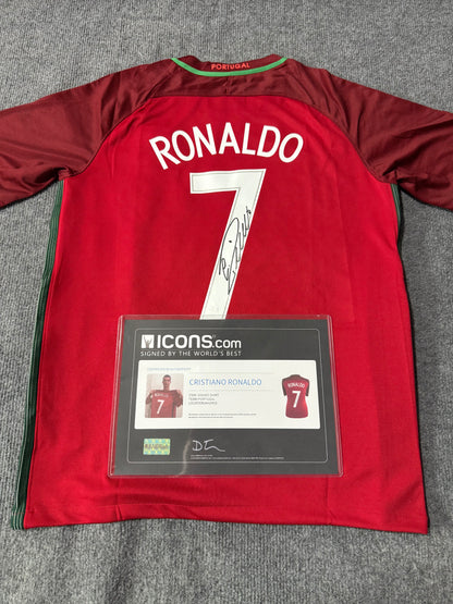 Cristiano Ronaldo signed jersey