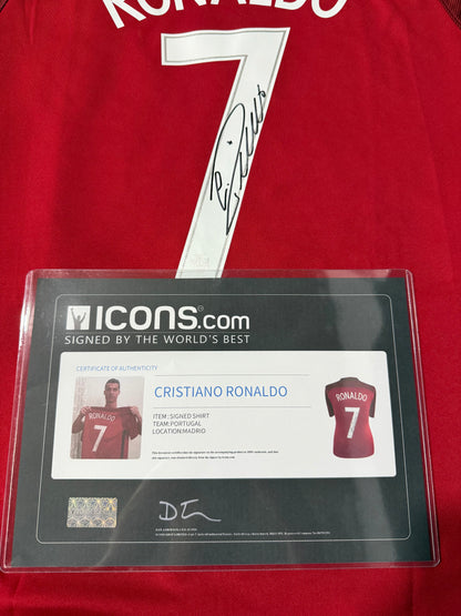 Cristiano Ronaldo signed jersey