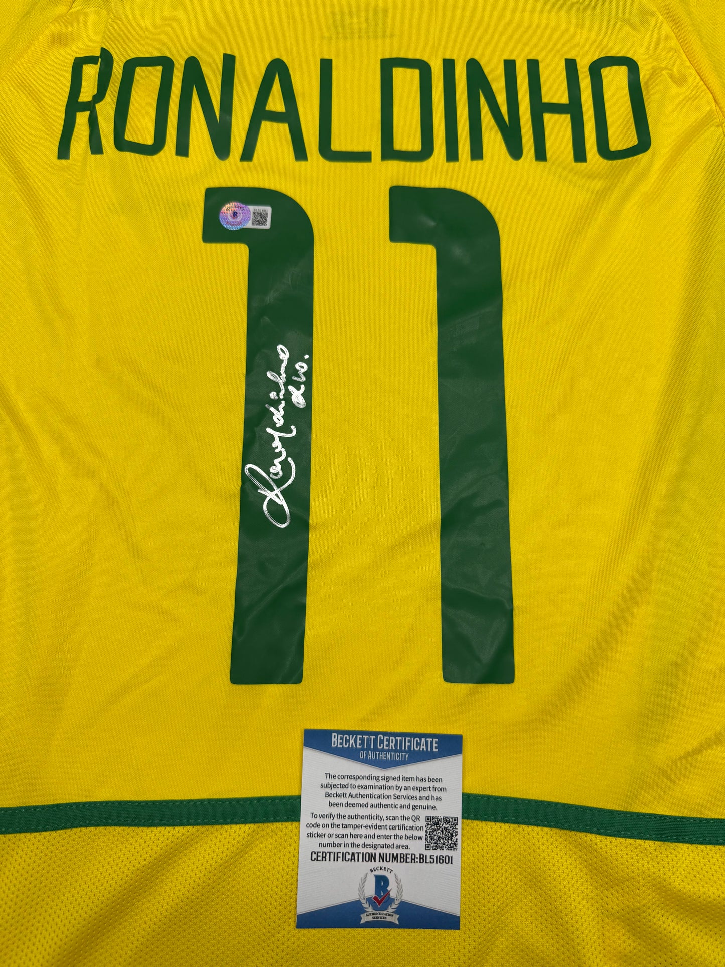 （Ronaloinho）signed jersey