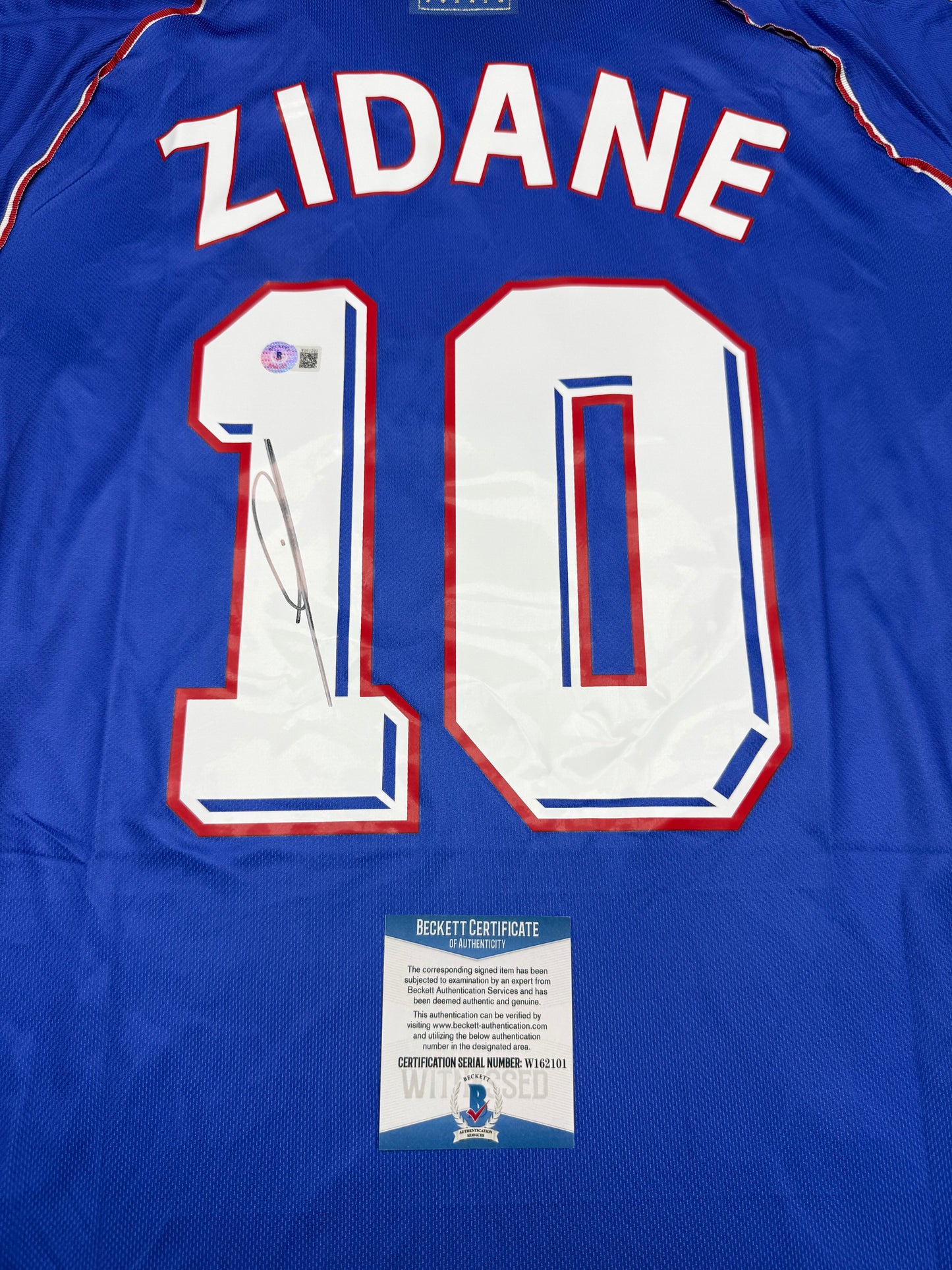 （Zidane）signed jersey