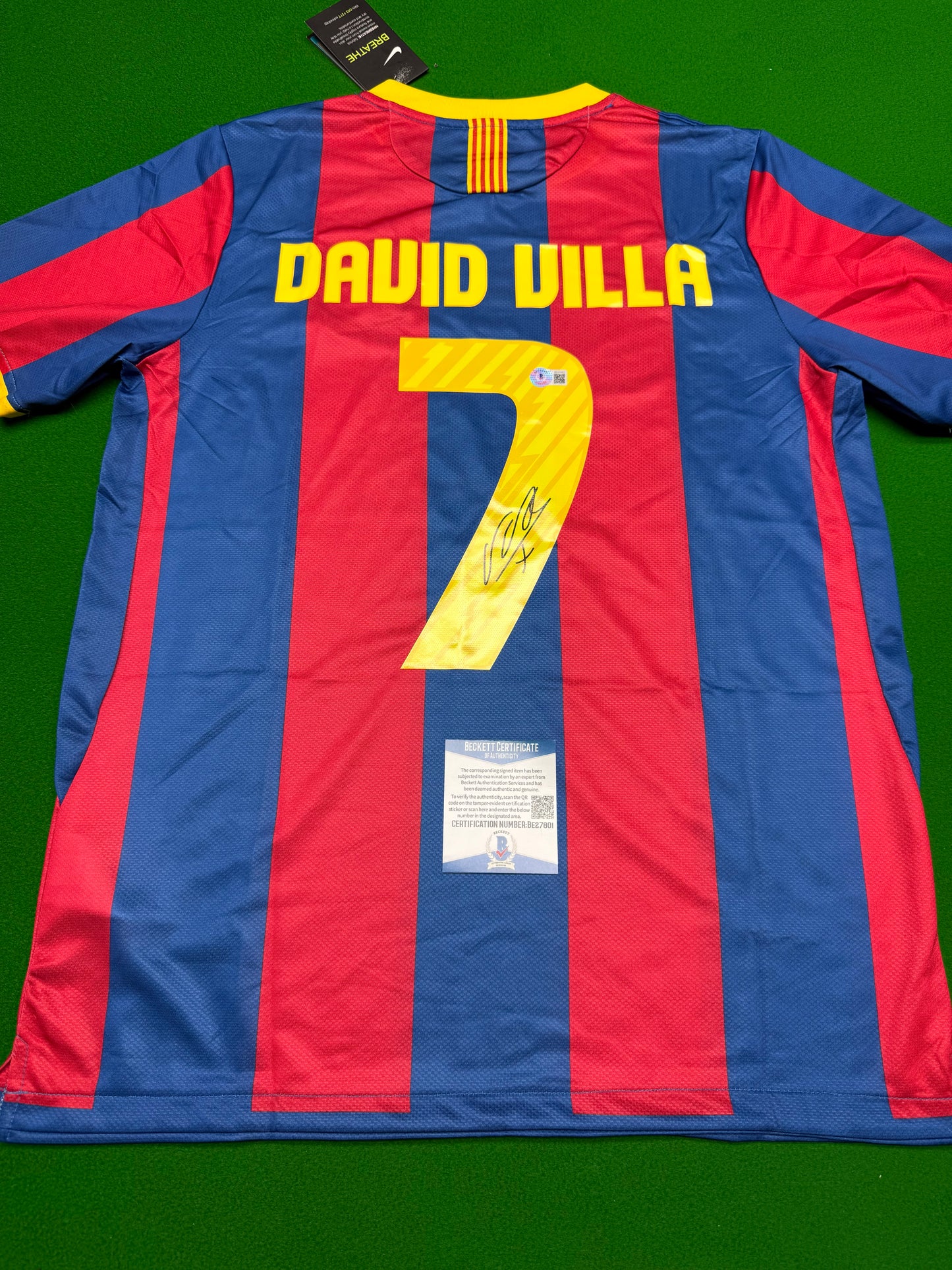 （DAUID UILLA）signed jersey
