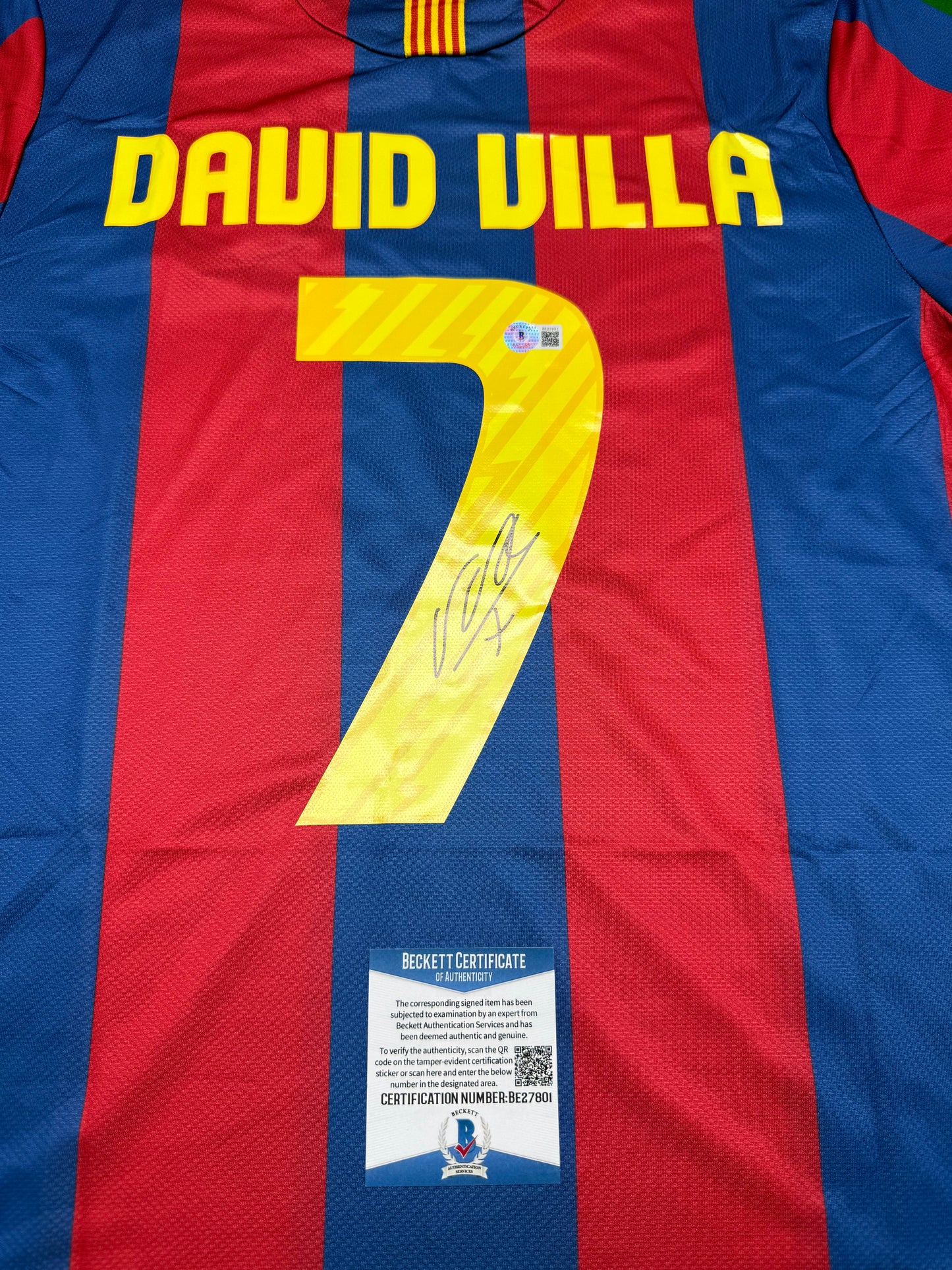 （DAUID UILLA）signed jersey