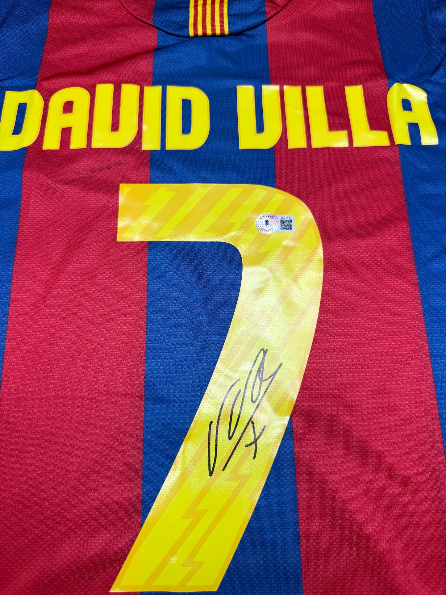 （DAUID UILLA）signed jersey