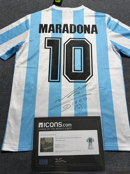 Diego Maradona signed jersey