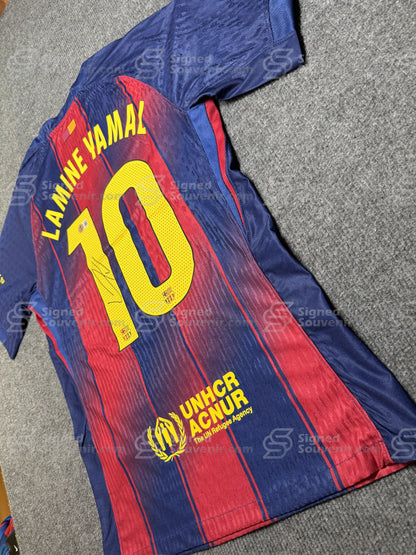 Lamine  Yamal Signed Jersey Beckett