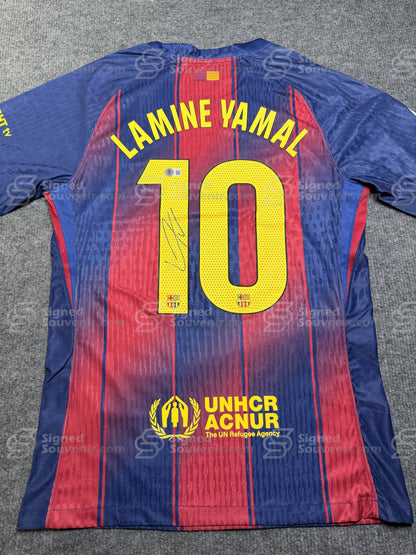 Lamine  Yamal Signed Jersey Beckett