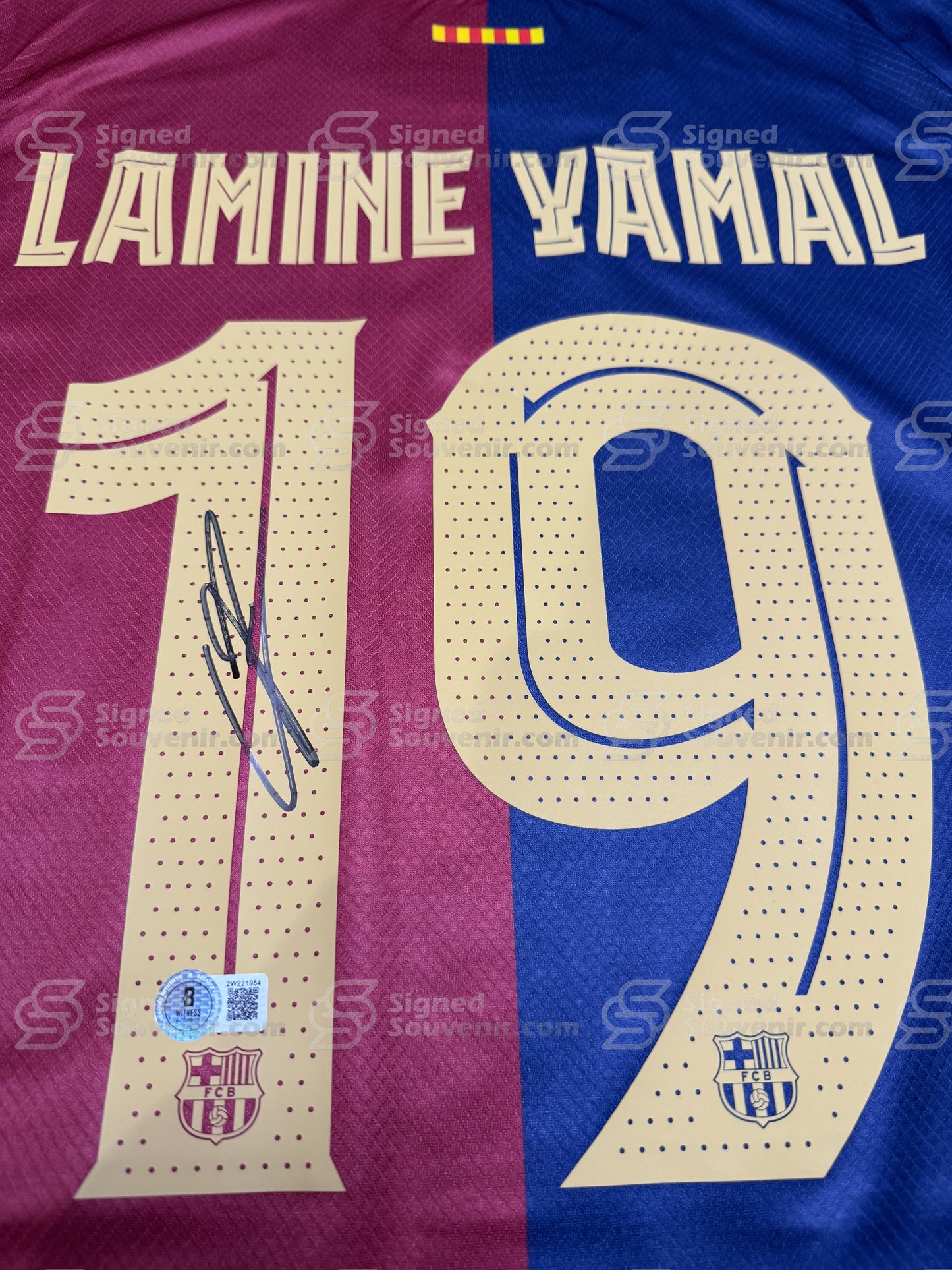 Lamine  Yamal Signed Jersey Beckett