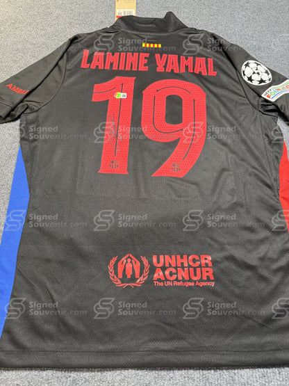 Lamine  Yamal Signed Jersey Beckett