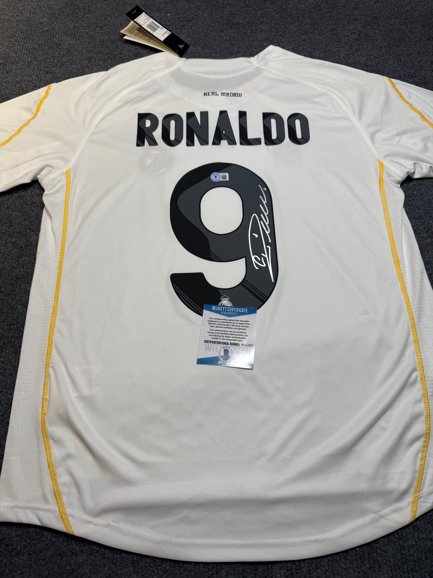 Cristiano Ronaldo signed jersey