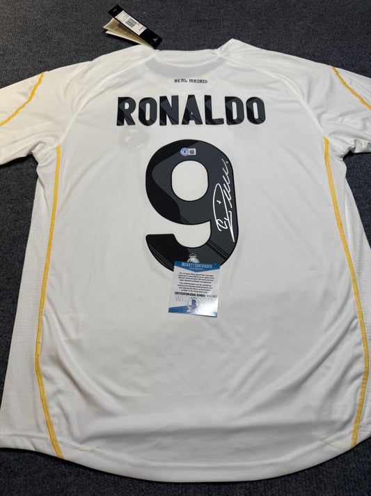 Cristiano Ronaldo signed jersey