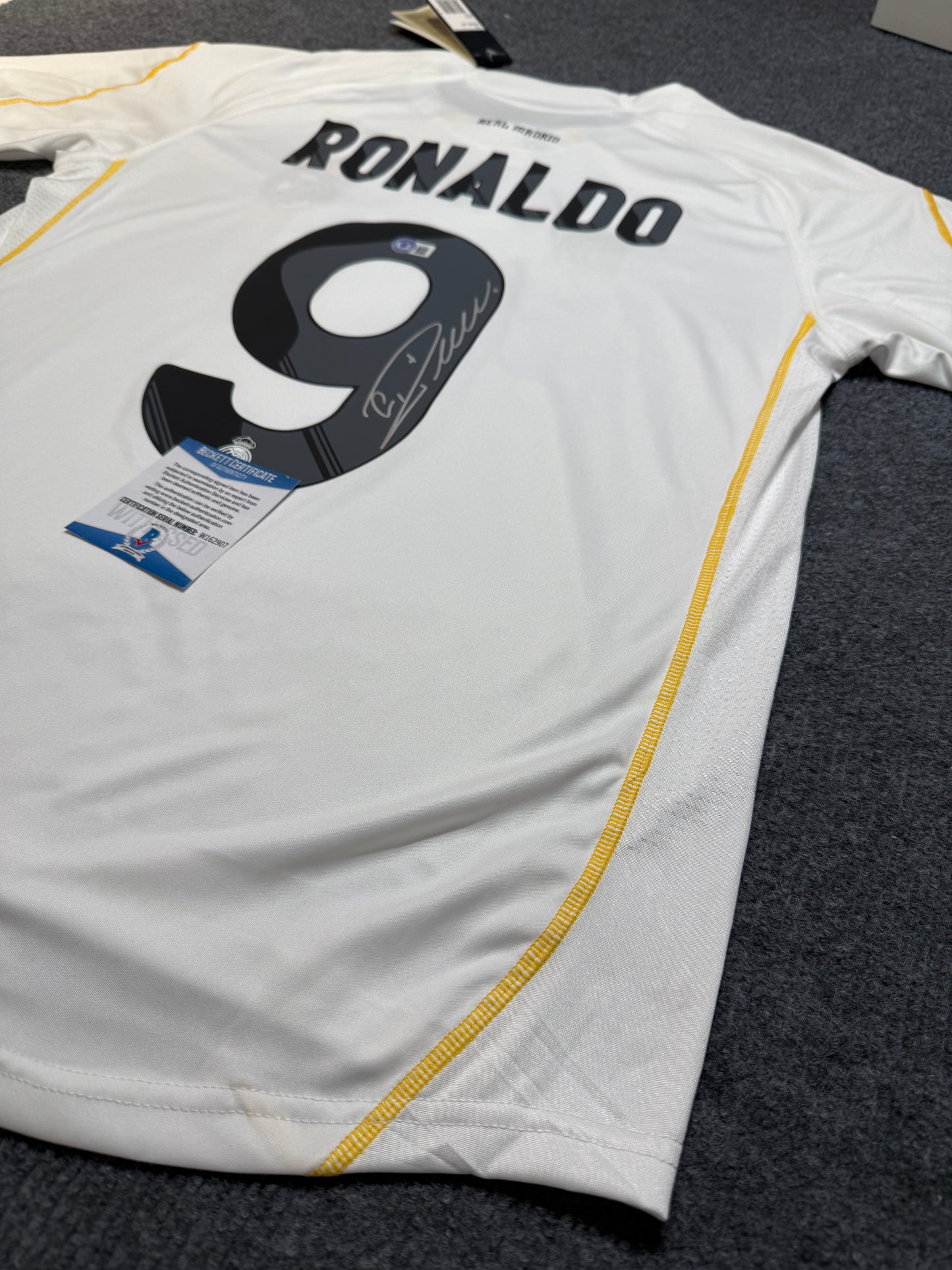 Cristiano Ronaldo signed jersey