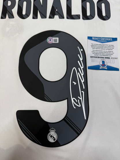 Cristiano Ronaldo signed jersey